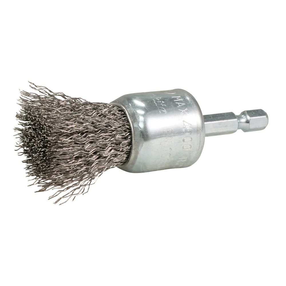 Kūgio formos šveitimo šepetys Makita D-76679, 24mm, su 1/4'' šešiakampiu antgaliu 1 Kūgio formos šveitimo šepetys Makita D-76679, 24mm, su 1/4'' šešiakampiu antgaliu 1