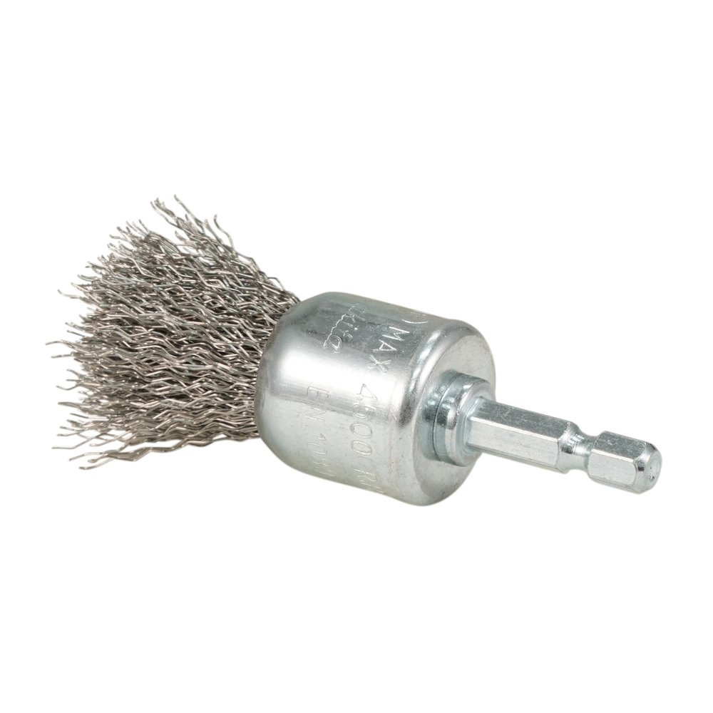 Kūgio formos šveitimo šepetys Makita D-76679, 24mm, su 1/4'' šešiakampiu antgaliu 2 Kūgio formos šveitimo šepetys Makita D-76679, 24mm, su 1/4'' šešiakampiu antgaliu 2