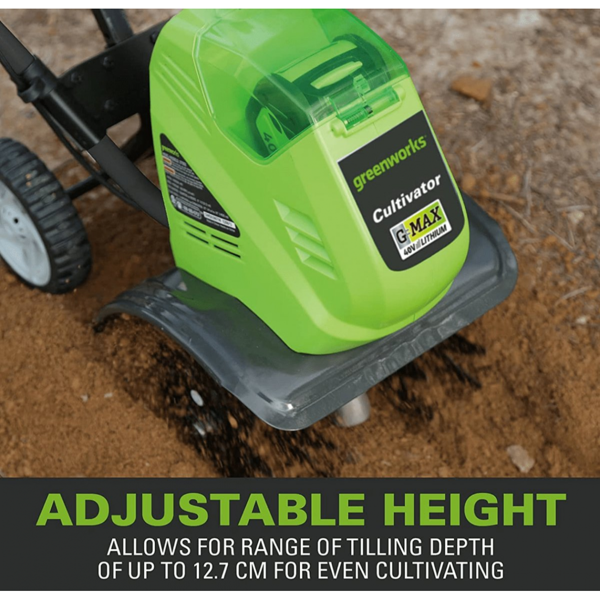 Akumuliatorinis kultivatorius Greenworks G40TL, 40 V, (tik įrankis) 4