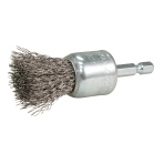Kūgio formos šveitimo šepetys Makita D-76679,  24mm, su 1/4'' šešiakampiu antgaliu