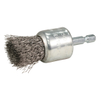 Kūgio formos šveitimo šepetys Makita D-76685, 28mm, su 1/4'' šešiakampiu antgaliu