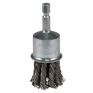 Kūgio formos šveitimo šepetys Makita D-76750, 24mm, su 1/4'' šešiakampiu antgaliu