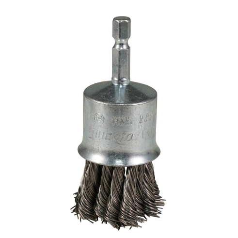 Kūgio formos šveitimo šepetys Makita D-76766, 28mm, su 1/4'' šešiakampiu antgaliu