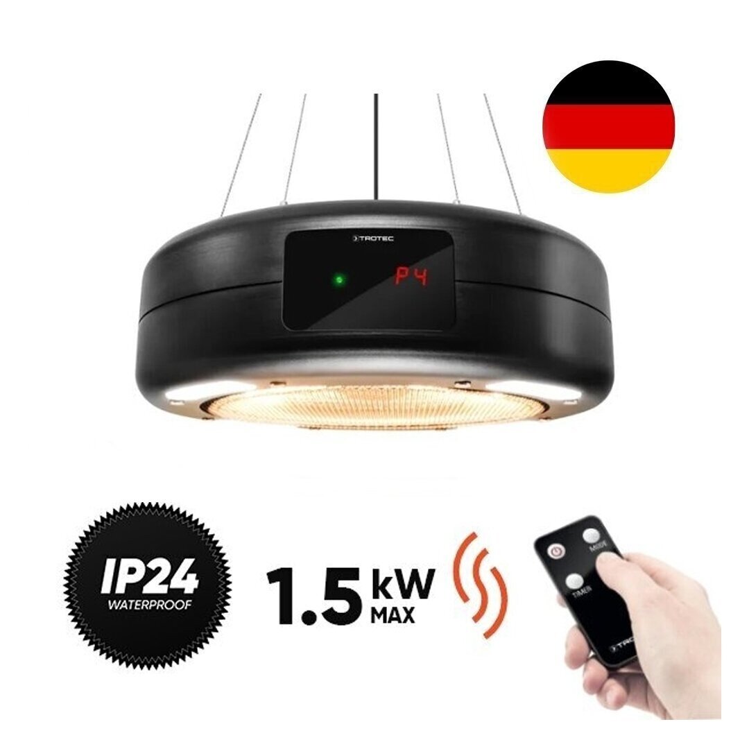 HALOGENINIS INFRARAUDONŲJŲ SPINDULIŲ ŠILDYTUVAS TROTEC IR 1550 SC HALOGENINIS INFRARAUDONŲJŲ SPINDULIŲ ŠILDYTUVAS TROTEC IR 1550 SC