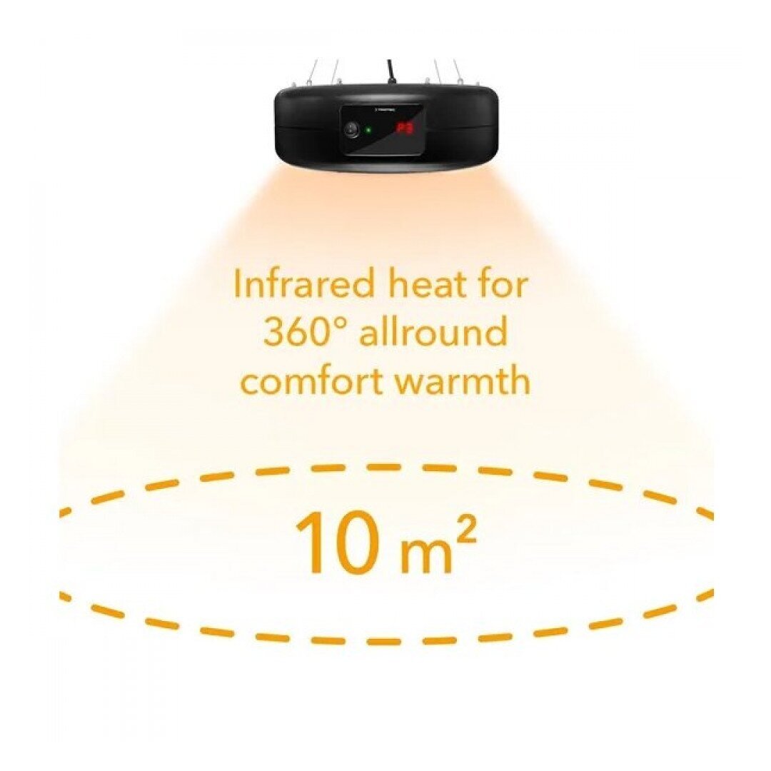 HALOGENINIS INFRARAUDONŲJŲ SPINDULIŲ ŠILDYTUVAS TROTEC IR 1550 SC 4