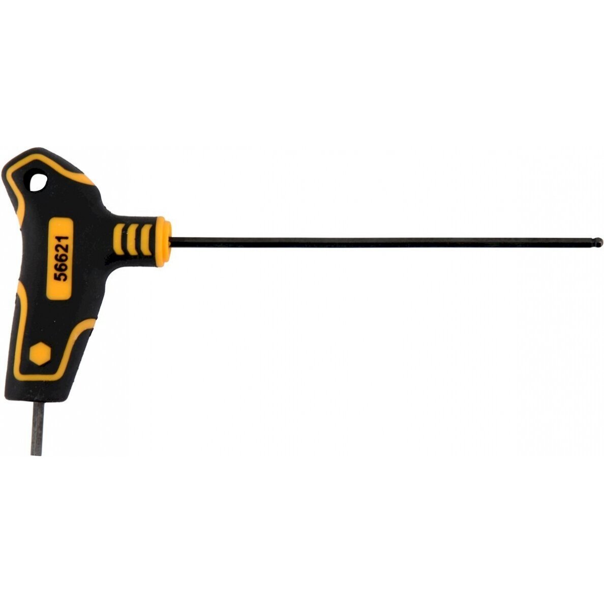 L tipo atsuktuvas HEX su rankena | šarnyrinis | 2.5 mm (56621) L tipo atsuktuvas HEX su rankena | šarnyrinis | 2.5 mm (56621)