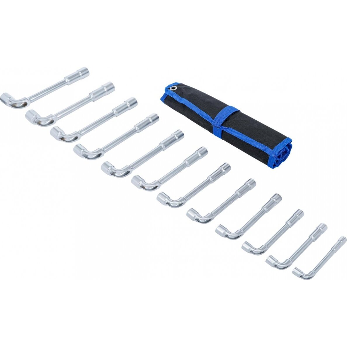 L tipo galvučių veržliarakčių rinkinys | 8 - 19 mm | 12 vnt. (70186) L tipo galvučių veržliarakčių rinkinys | 8 - 19 mm | 12 vnt. (70186)