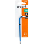 L-formos raktas TORX T25 104.5mm magnetinis su skyle
