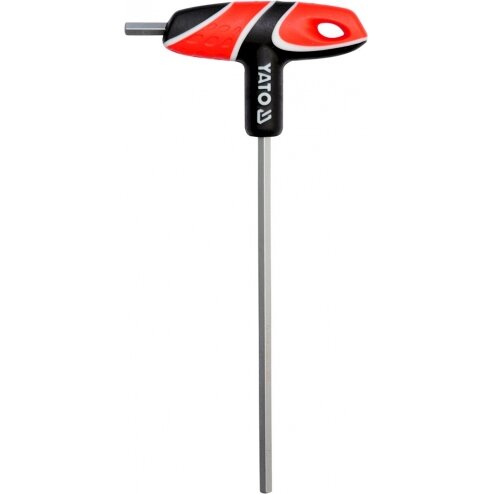 L tipo atsuktuvas HEX su rankena 6 mm (YT-05577) L tipo atsuktuvas HEX su rankena 6 mm (YT-05577)