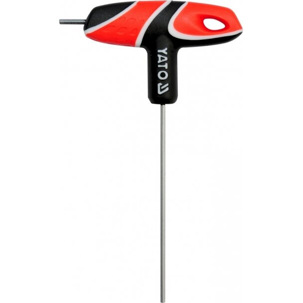 L tipo atsuktuvas HEX su rankena 2.5 mm (YT-05571) L tipo atsuktuvas HEX su rankena 2.5 mm (YT-05571)