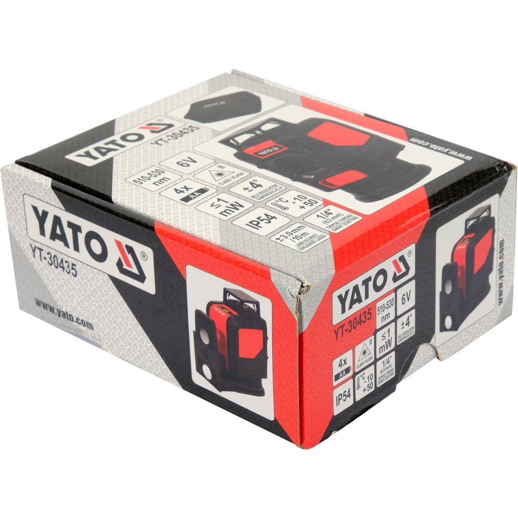 Lazerinis nivelyras Yato, 5 linijos, žalias spindulys 3