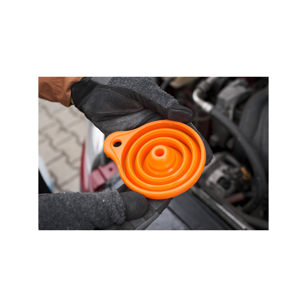 Lankstus silikoninis piltuvas, sulankstomas, 11x14cm 2