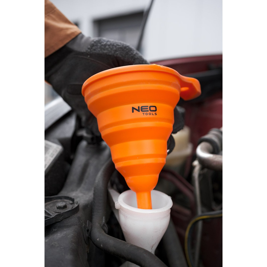 Lankstus silikoninis piltuvas, sulankstomas, 11x14cm 4