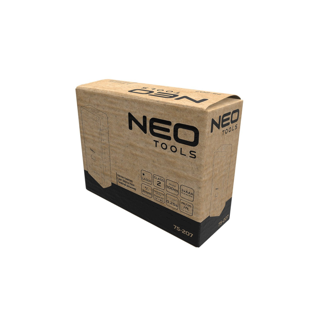 Lazerinis atstumo matuoklis, nuotolis 100 m, IP54 1