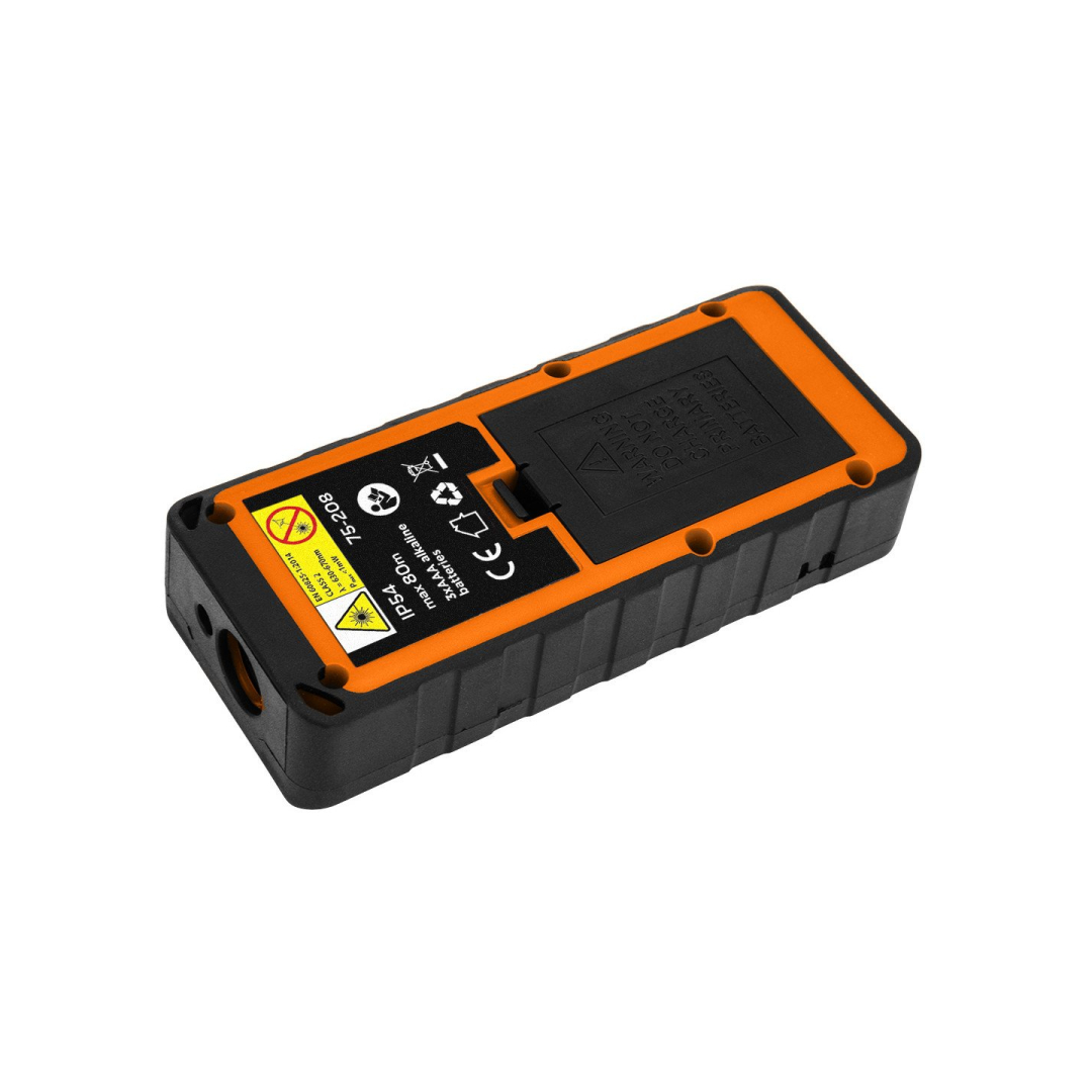 Lazerinis atstumo matuoklis NEO 75-208, nuotolis 80 m, IP54 5