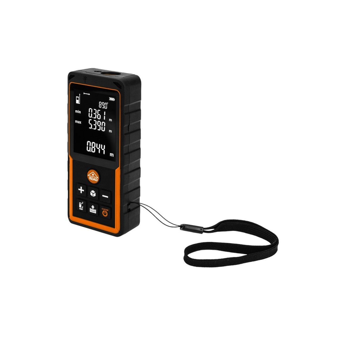 Lazerinis atstumo matuoklis NEO 75-208, nuotolis 80 m, IP54 6
