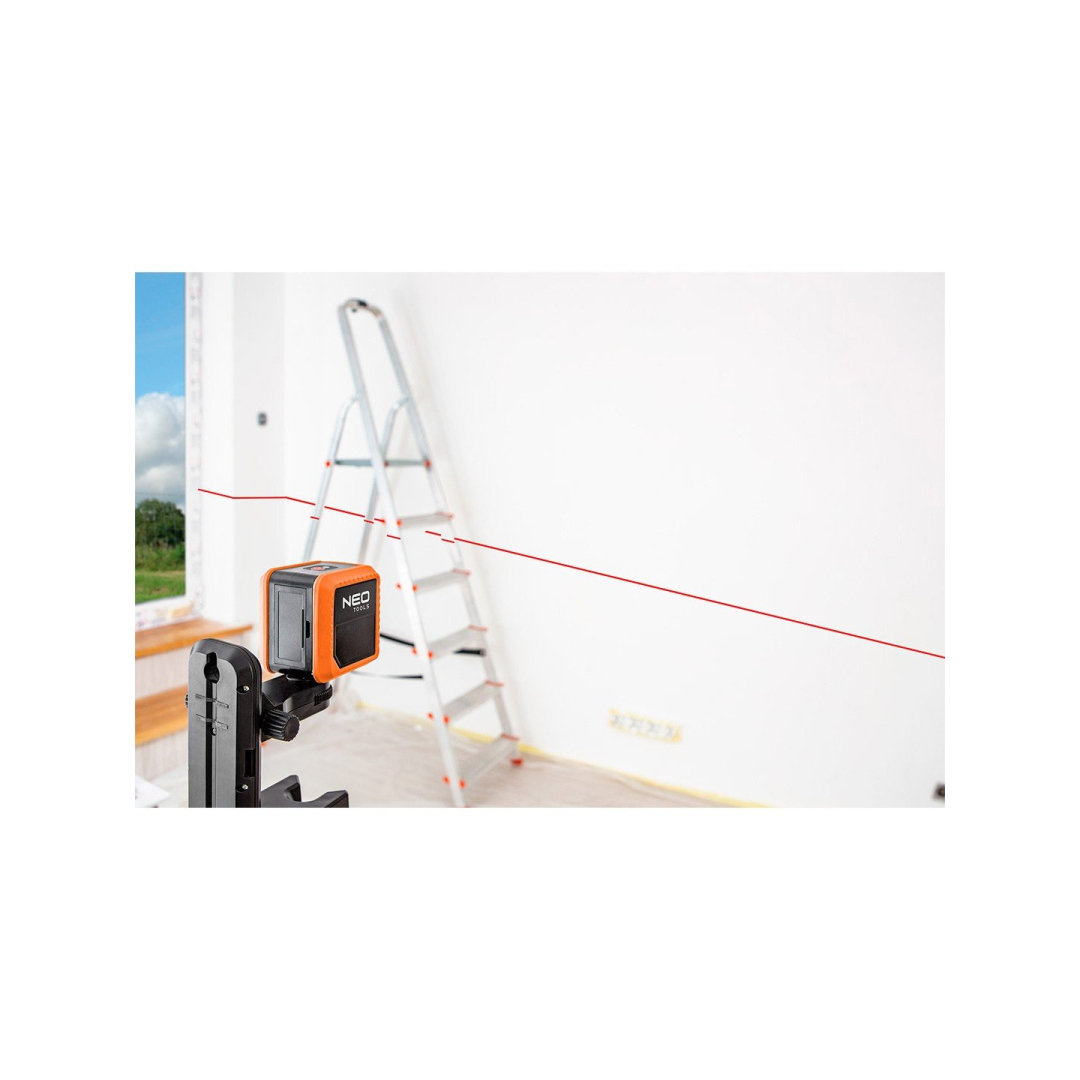 Lazerinis matuoklis NEO 75-100, 10m su magnetiniu laikikliu 2