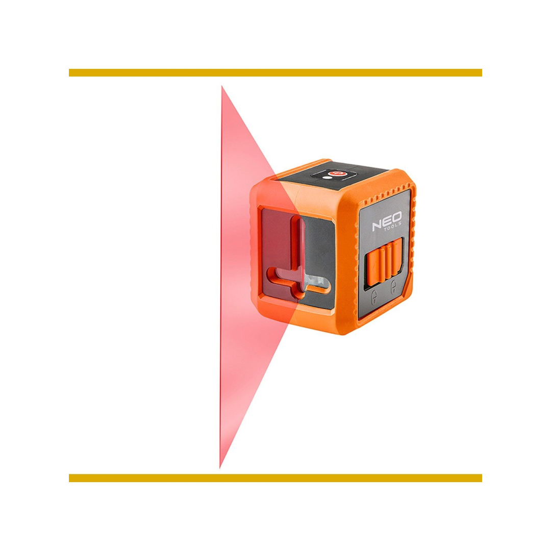 Lazerinis matuoklis NEO 75-100, 10m su magnetiniu laikikliu 6