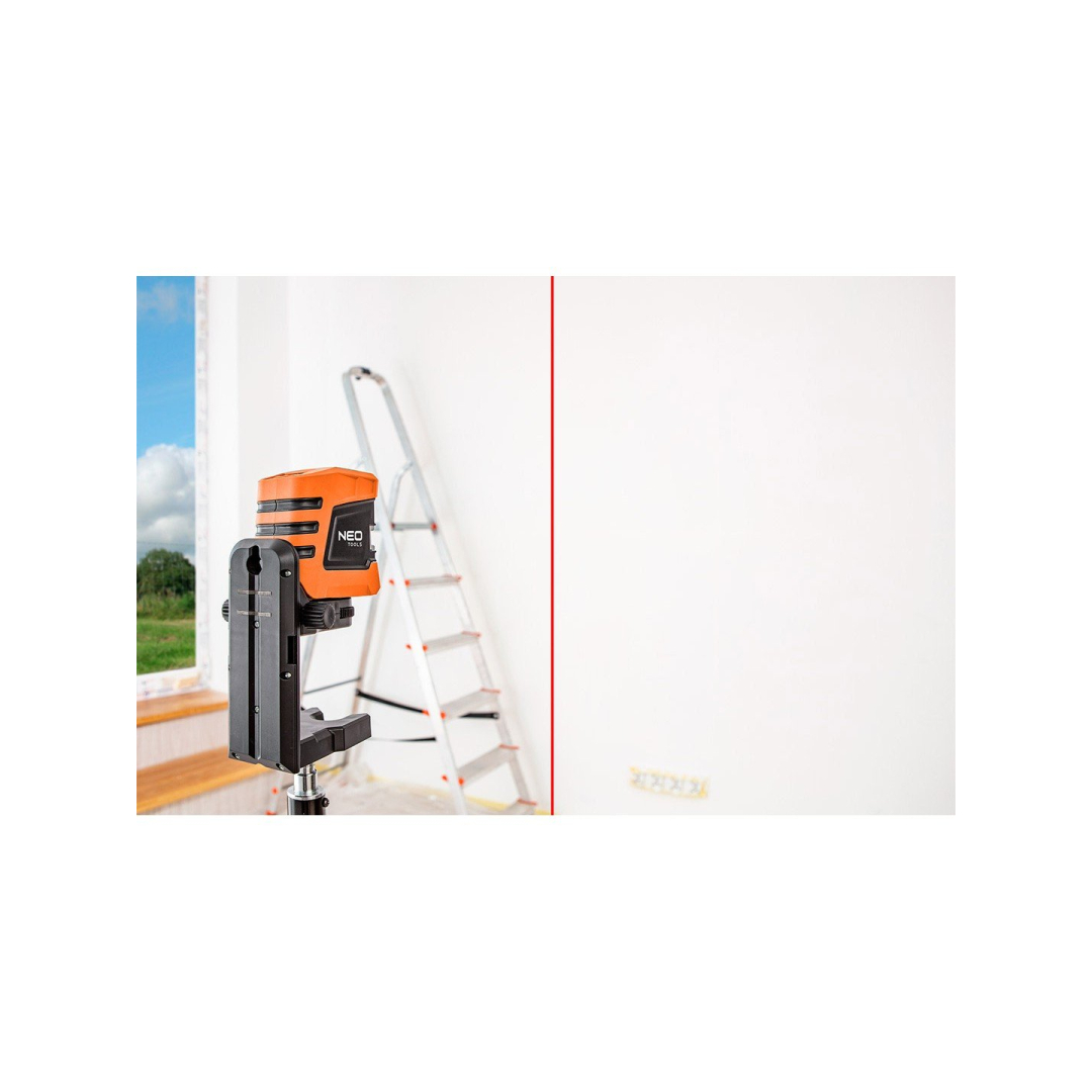 Lazerinis matuoklis NEO 75-101, 15 m su magnetiniu laikikliu 3