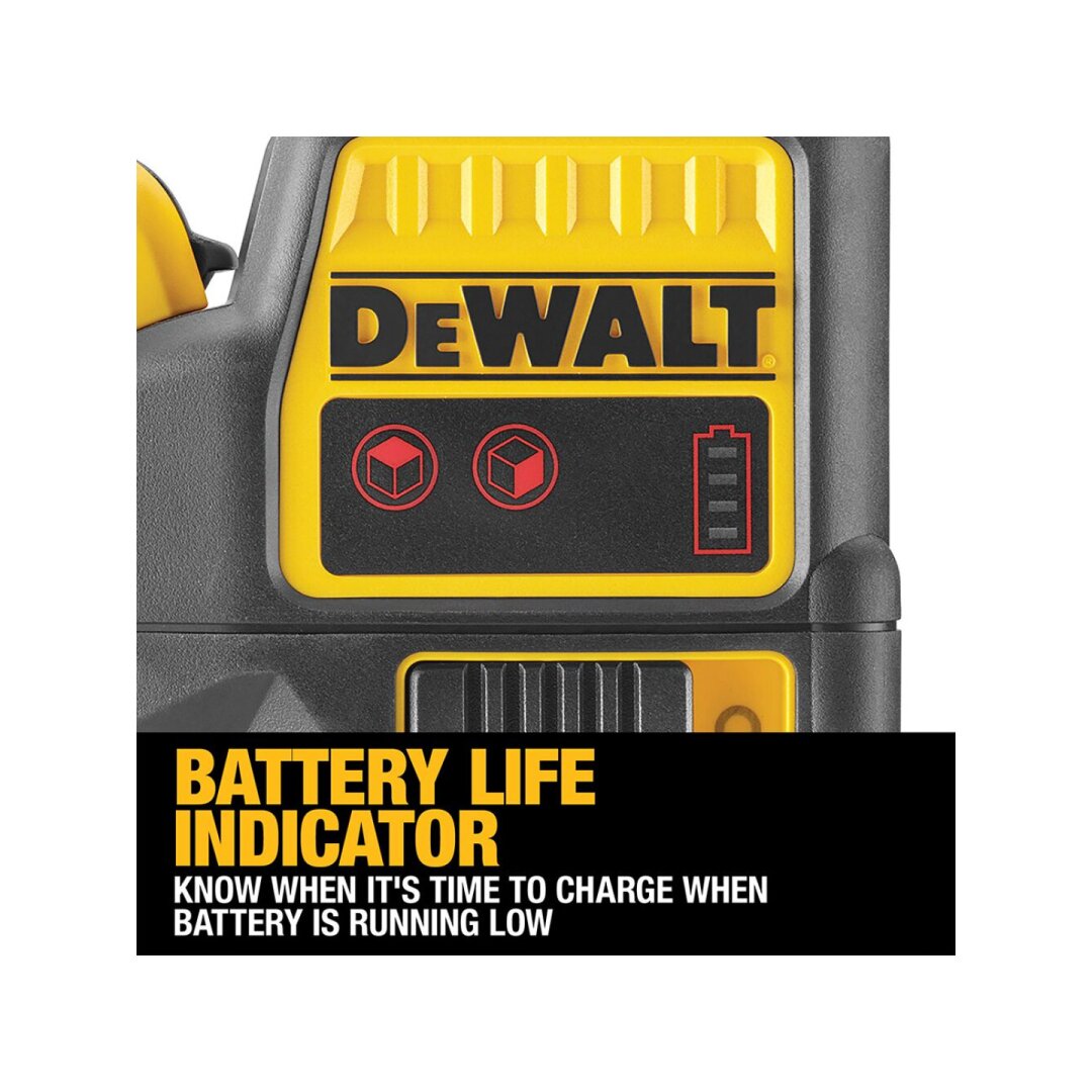 Lazerinis nivelyras (raudonas) 12V  2x360 spinduliai DCE0811D1R-QW DeWALT 2