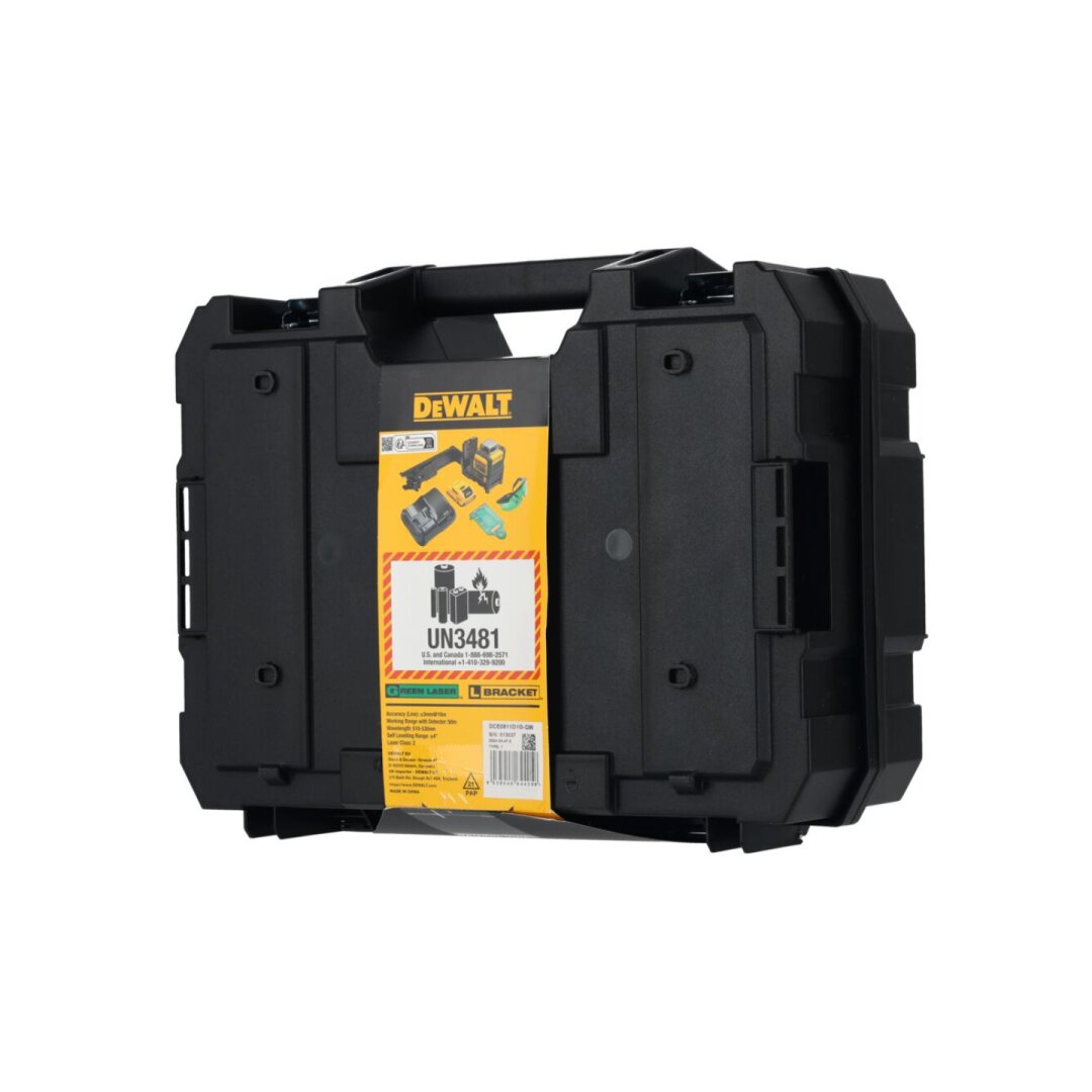 Lazerinis nivelyras (žalias) 12V 2x360 spinduliai (komplekte 2AH baterija) DCE0811D1G-QW DeWALT 5 Lazerinis nivelyras (žalias) 12V 2x360 spinduliai (komplekte 2AH baterija) DCE0811D1G-QW DeWALT 5