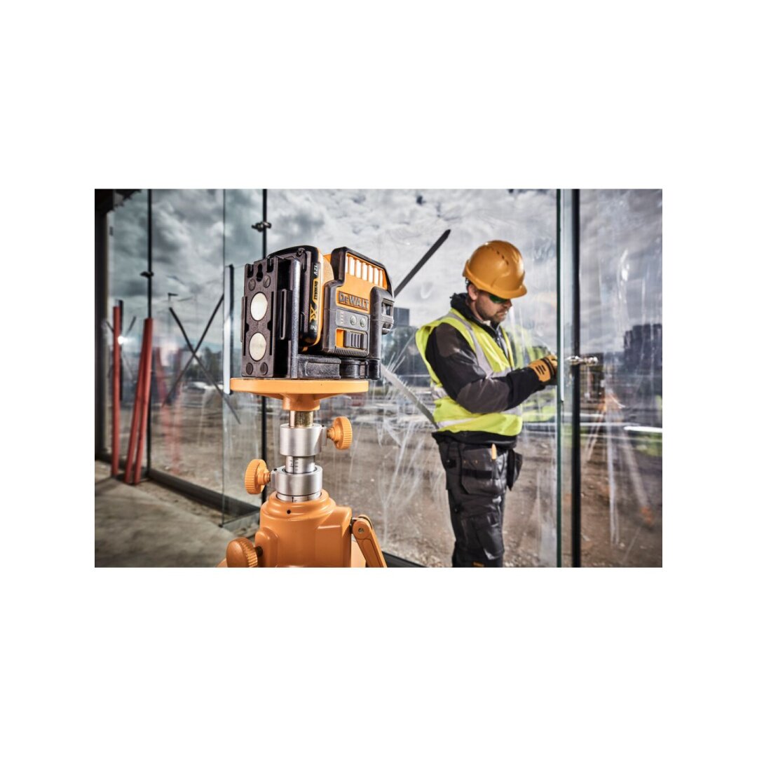 Lazerinis (žalias) 5 liniju keičiama 10,8V (komplekte 2AH baterija) DCE0825D1G-QW DeWALT 4