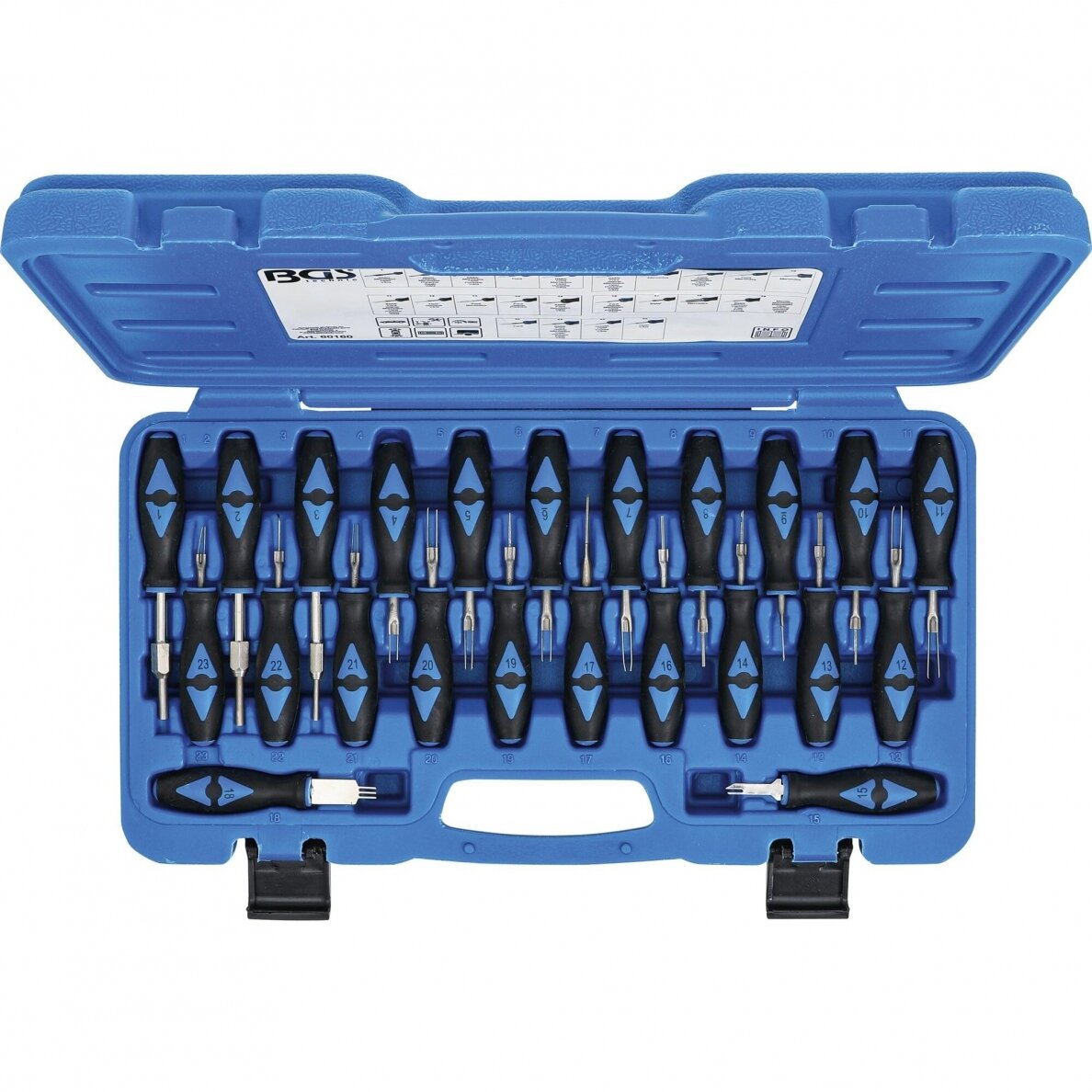 Laidų / laidynų blokų įrankių rinkinys | 23 vnt. (60160) 2 Laidų / laidynų blokų įrankių rinkinys | 23 vnt. (60160) 2