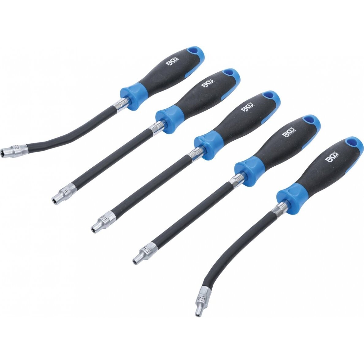 Lanksčių rankenų rinkinys E tipas | E 4 - E 8 | ilgis berankenos 150 mm | 5 vnt. (70019)