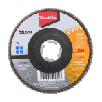 Lapeliniai diskai Makita D-76021, X-Lock, 125 mm, Z80
