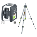 Lazerinis nivelyras Laserliner SmartCross-Laser GX 150cm Set, 036.734E, 40 m