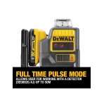 Lazerinis nivelyras (raudonas) 12V  2x360 spinduliai DCE0811D1R-QW DeWALT