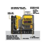 Lazerinis nivelyras (raudonas) 12V  2x360 spinduliai DCE0811D1R-QW DeWALT