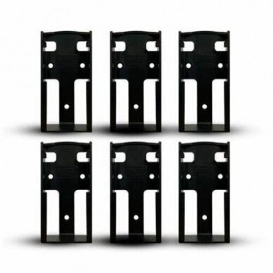 Laikikliai StealthMounts BM-FT18-BLK-6, skirti FESTOOL akumuliatoriams 18V, 6vnt.