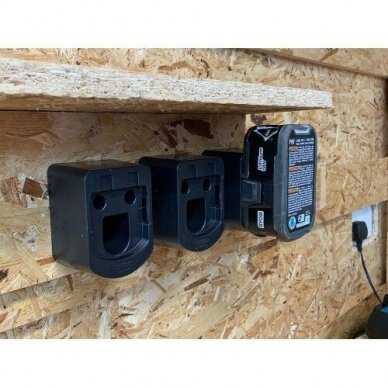 Laikikliai StealthMounts BM-RY18-4, skirti "RYOBI" akumuliatoriams 18V, 4 vnt. 1 Laikikliai StealthMounts BM-RY18-4, skirti "RYOBI" akumuliatoriams 18V, 4 vnt. 1