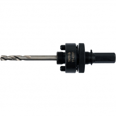 Laikiklis gręžimo karūnai Yato, Hex, 5/8"-18UNF 1