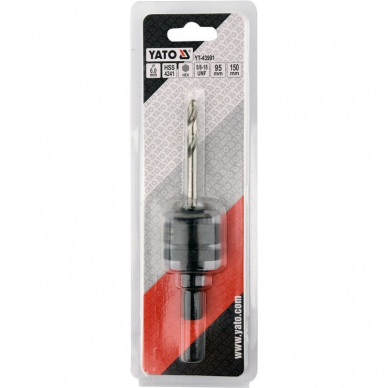 Laikiklis gręžimo karūnai Yato, Hex, 5/8"-18UNF 2 Laikiklis gręžimo karūnai Yato, Hex, 5/8"-18UNF 2