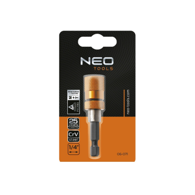 Laikiklis magnetinis antgaliukams 1/4, 60 mm 1