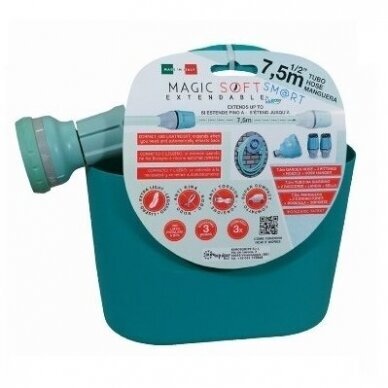 Laistymo žarna 7,5m Ikra Magic Soft Smart Hose Laistymo žarna 7,5m Ikra Magic Soft Smart Hose