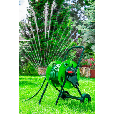 Laistymo žarnos vežimėlis 1 Laistymo žarnos vežimėlis 1