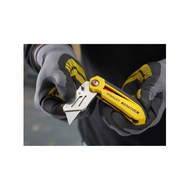 Lankstomas peilis STANLEY FATMAX, 170 mm, su gelęžte 4 Lankstomas peilis STANLEY FATMAX, 170 mm, su gelęžte 4