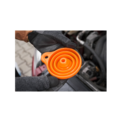 Lankstus silikoninis piltuvas, sulankstomas, 11x14cm 2 Lankstus silikoninis piltuvas, sulankstomas, 11x14cm 2