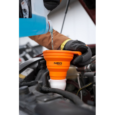 Lankstus silikoninis piltuvas, sulankstomas, 11x14cm 5 Lankstus silikoninis piltuvas, sulankstomas, 11x14cm 5