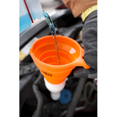 Lankstus silikoninis piltuvas, sulankstomas, 11x14cm 6 Lankstus silikoninis piltuvas, sulankstomas, 11x14cm 6