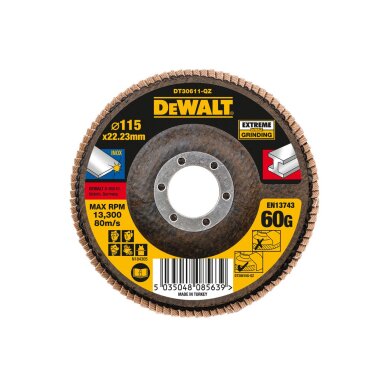 Lapelinis šlifavimo diskas 115mm X 22.2mm X 60G