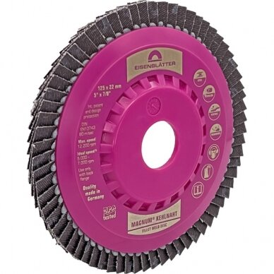 Lapelinis šlifavimo diskas GERD Magnum 125mm Z40 1 Lapelinis šlifavimo diskas GERD Magnum 125mm Z40 1