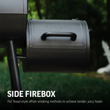 Lauko kepsninė Char-Griller Wrangler Smoker 6