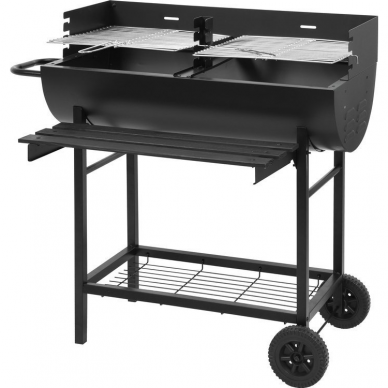 Lauko kepsninė, grilis Lund 99495, 74x39 cm, be dangčio, 2 skyrių Lauko kepsninė, grilis Lund 99495, 74x39 cm, be dangčio, 2 skyrių