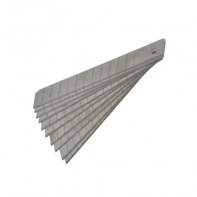 Laužomos geležtės 9 mm 10 vnt. 1 Laužomos geležtės 9 mm 10 vnt. 1