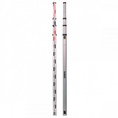 Lazerinio nivelyro liniuotė DeWalt DE0734-XJ, 4 m Lazerinio nivelyro liniuotė DeWalt DE0734-XJ, 4 m