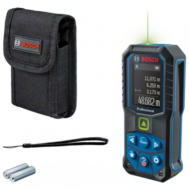 Lazerinis atstumo matuoklis Bosch GLM 50-25 G, 2x1,5 V LR6 (0601072V00) Lazerinis atstumo matuoklis Bosch GLM 50-25 G, 2x1,5 V LR6 (0601072V00)